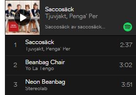 Musik med tema "Saccosäck"