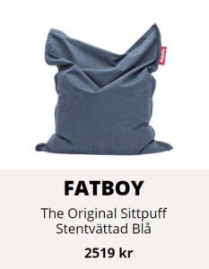 fatboy original stentvättad